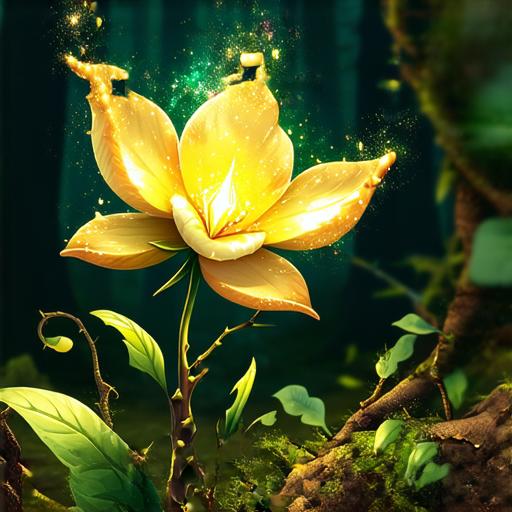 Zlatý květ v trní: Příběh o dobrodružství a kouzlechpohádky