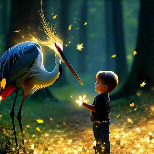 Hledání zlatého listí ve stínu lesapohádky