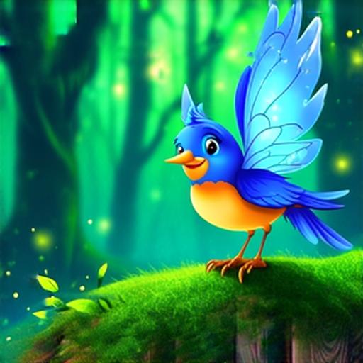 Matěj a kouzelný ptáček: Jak zachránili lesní říšipohádky