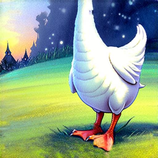 Odvážná vdova a kouzelná husa: Tajemství pravého bohatstvípohádky