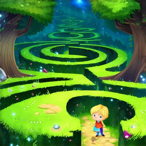 Maruška a kouzelné bludiště zemských duchůpohádky