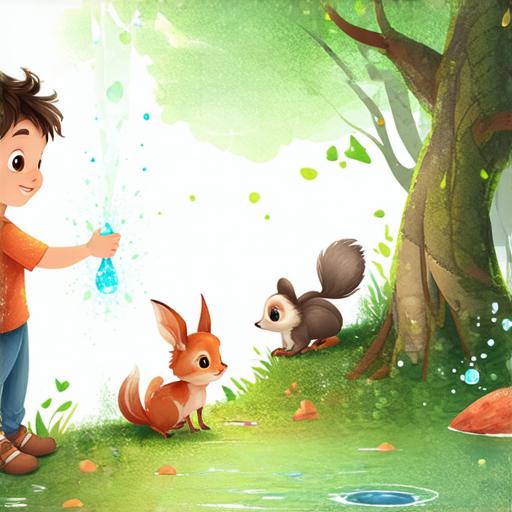 Matěj a kouzelný pramen: Zkouška laskavosti v Lesním královstvípohádky