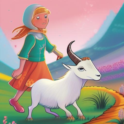 Anička a kouzelná koza na cestě za květem Zářinkou