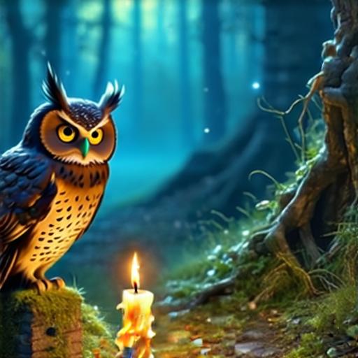 Vítek, sova Huka a Svíčka světla proti temnotě královstvípohádky
