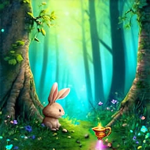 Eliška a kouzelná lampa, která uzdravila celý lespohádky