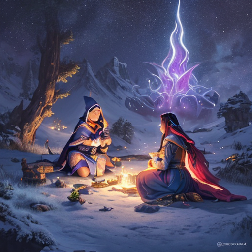 Návrat alcandry a pokání čarodějnice v tichu noci