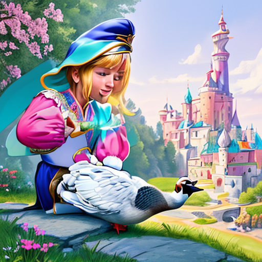 Statečný Matěj a kouzelná husa Hvězděnka z loupežného zajetí