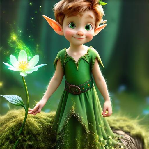 Elfka Liora a kouzelná květina pro Matějovu sestru