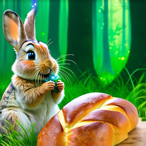 Králík Lojzík, kouzelný chléb a proměna loupežníkůpohádky