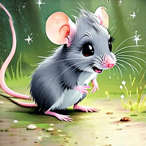 Odvážná myška Šedivka a zlomení kletby nad královstvím