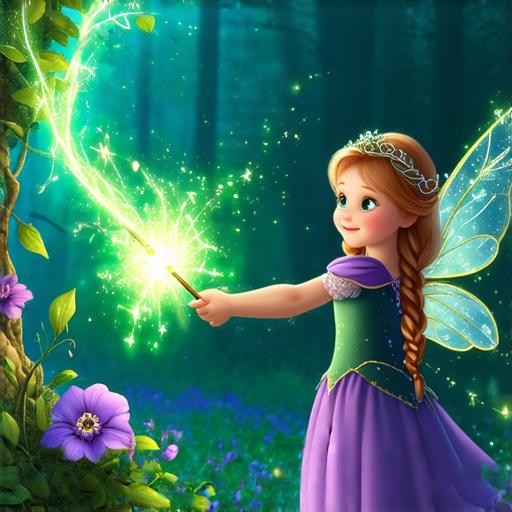 Klárka a kouzelná hůlka: Tajemství vílího závojepohádky