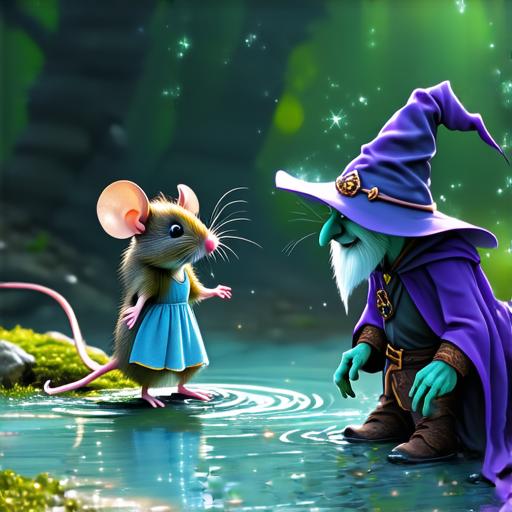 Čaroděj Baltazar, myška a Lada zachránili vysychající rybníkpohádky