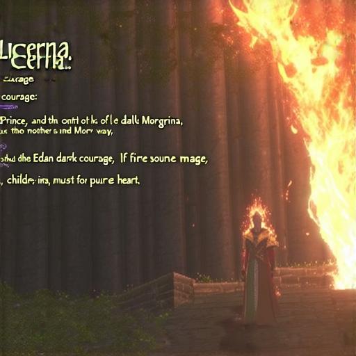 Lucerna odvahy: Princ Edan a pád temného mága Morgrinapohádky