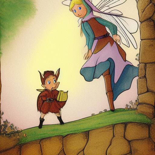 Elen a elf z věže: Jak zachránila jeho ukradená křídla