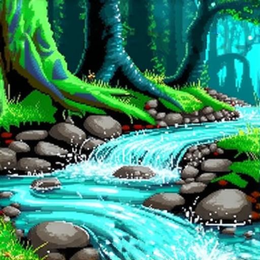 Anička a kouzelný potůček: Jak přemohla zlého Chmurníkapohádky