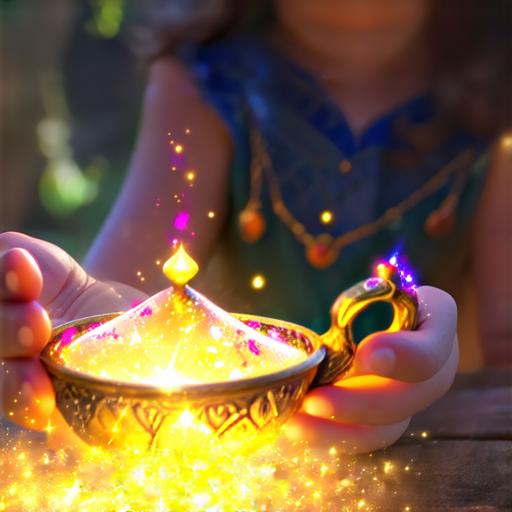 Elinka a kouzelná lampa: Cesta k Horskému prameni zázrakůpohádky