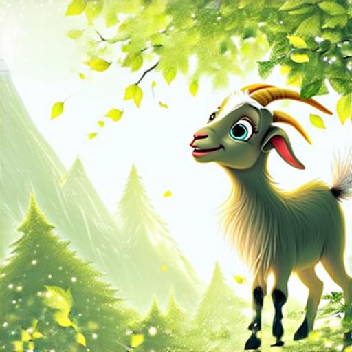 Zvědavá koza Líza a Zářivé listí z Hory větrupohádky