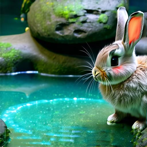 Zvídavý králík Matýsek a záchrana kouzelného rybníkapohádky