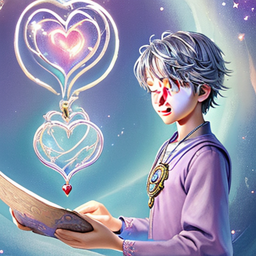 Široký a kouzelný medailon ke Stříbrnému prameni srdcí