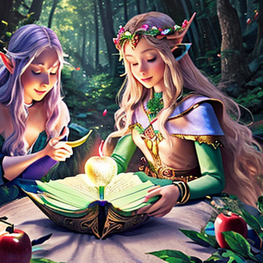 Kouzlo jablka a odvaha elfa ve stínu lesa Zapomnění