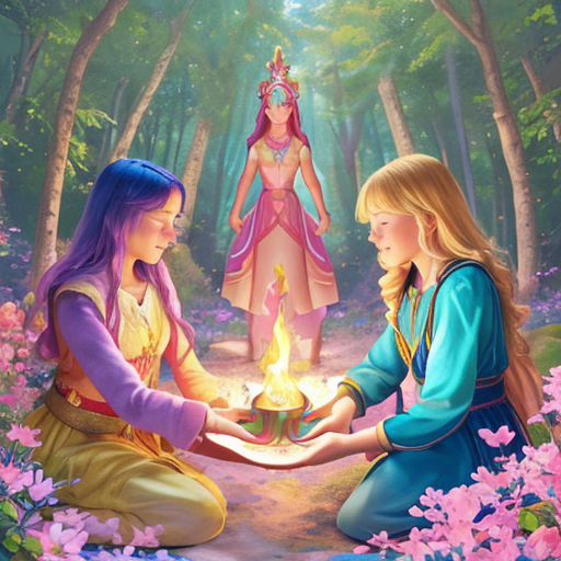 Milena a tři zkoušky věčného plamene v Kouzelném lese