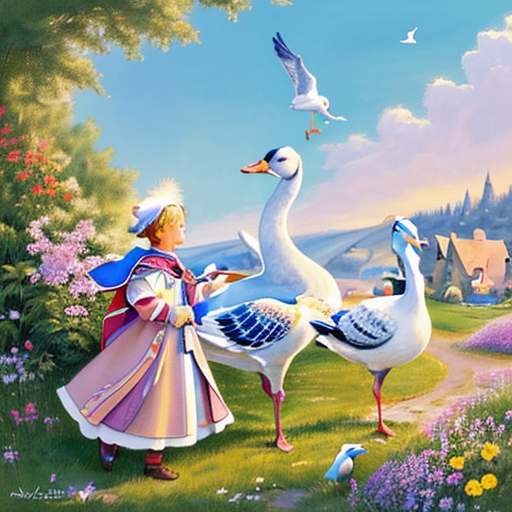 Václav a kouzelná husa, která zpěvem přinesla mír