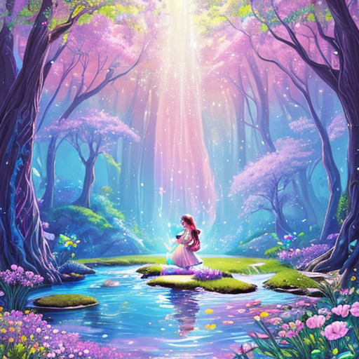 Jak potůček kouzelnou květinu k Elvíře domů přivedl