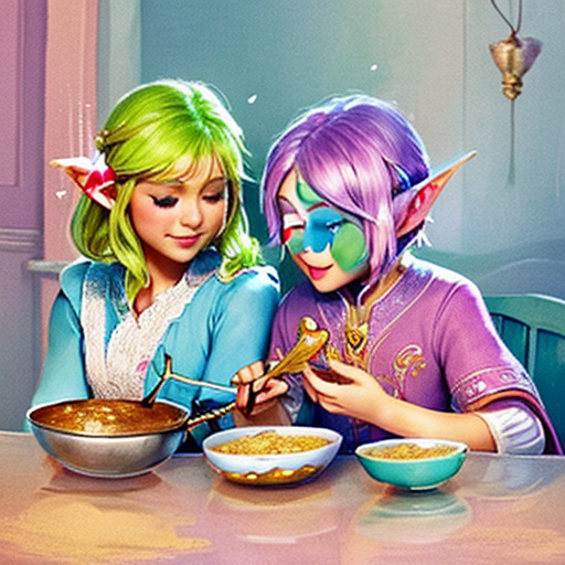 Elf Lísalek a zázračná kaše vařená srdcem a láskou