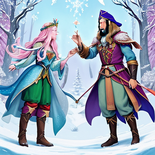 Jak čaroděj Holobrad víle Strženě zimu přičaroval